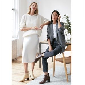 SOLD Everlane Day Boot — Size 9.5 — ecru